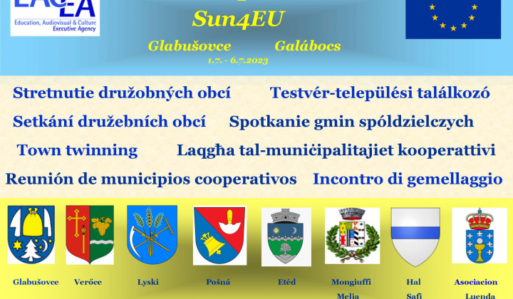 Aktuality / Stretnutie družobných obcí Give Europe Sunshine - Sun4EU Glabušovce 1-6.7.2023 - foto