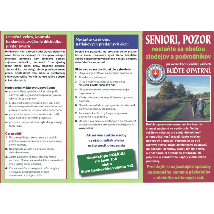 Menšia fotka pre článok Upozornenie pre seniorov 1